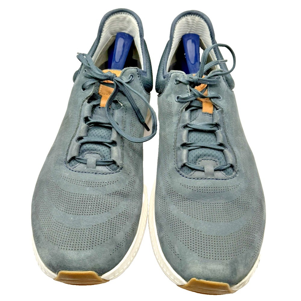 Johnston & Murphy RT1 LUXE Mens 12M GRAY True Foam Lace Sneakers Tennis Shoes - Picture 4 of 10